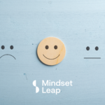 emoji souriant symbolisant le retour à l’emploi, entouré de visages neutre et triste